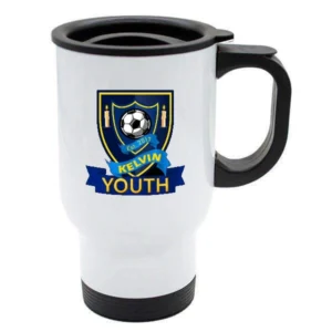 Kelvin Youth Club Travel Mug - White