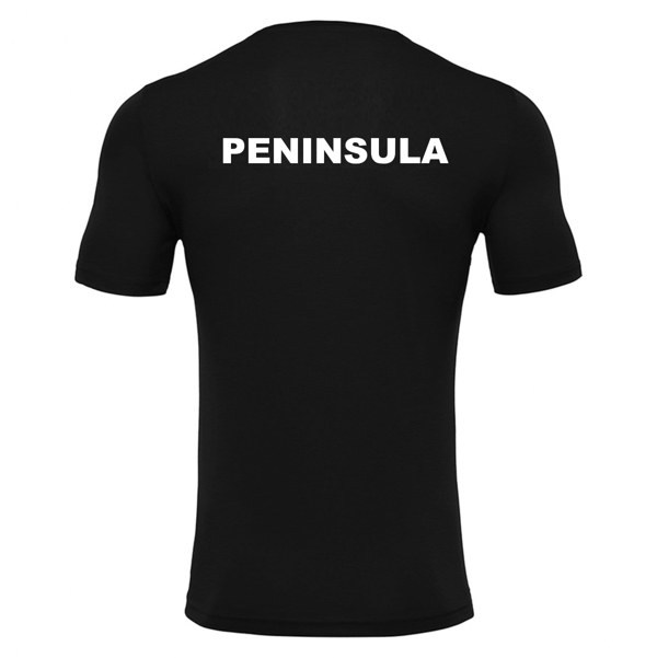 Peninsula Trampoline Club tee back