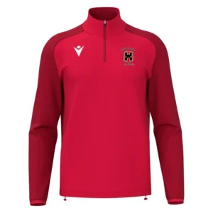 Lower Maze quarter Zip - Red